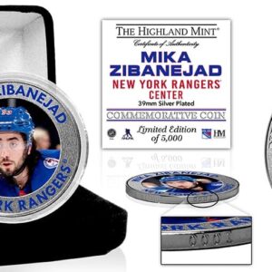 Mika Zibanejad Silver Coin Collection
